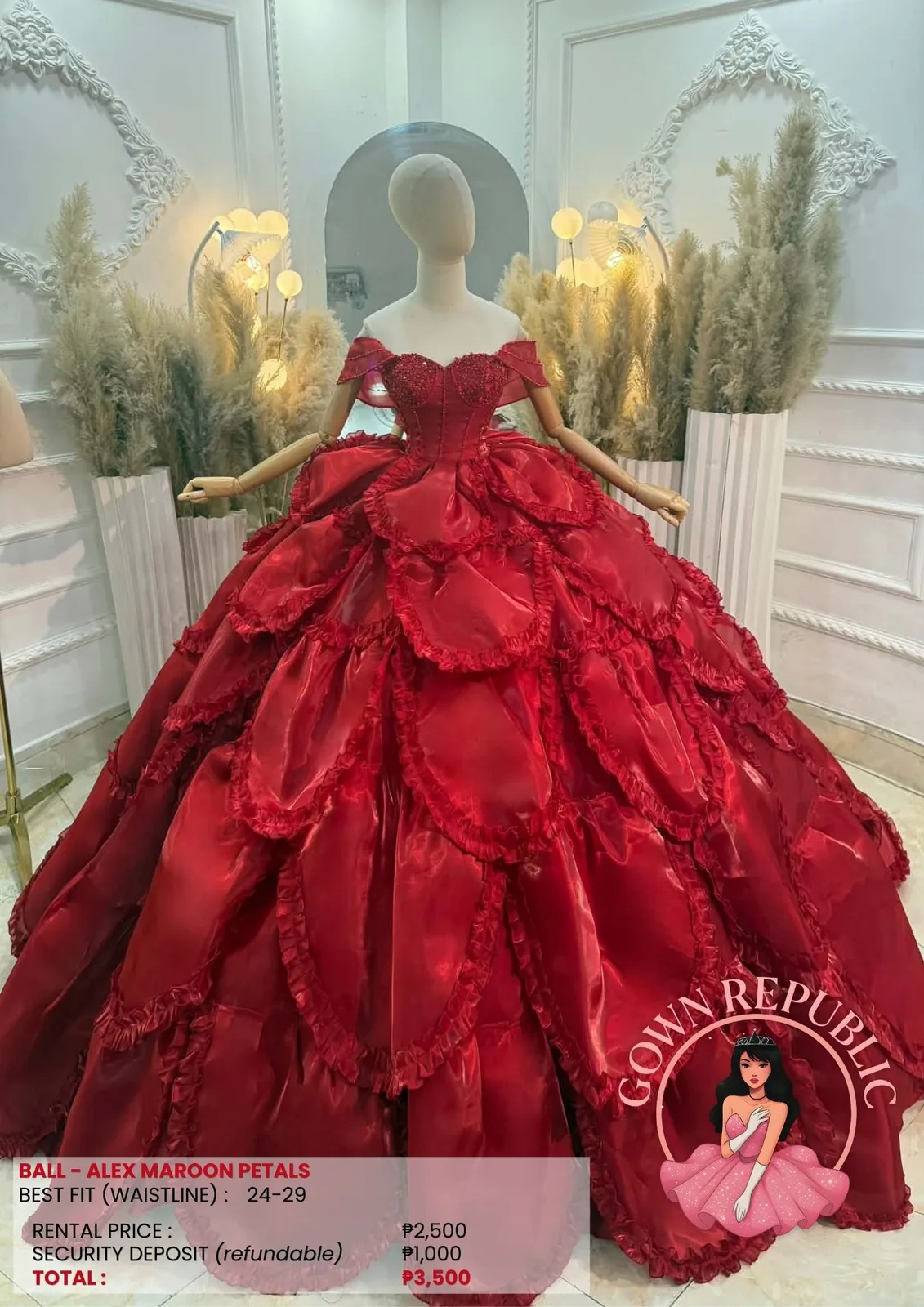 Ball Gowns: Red 234